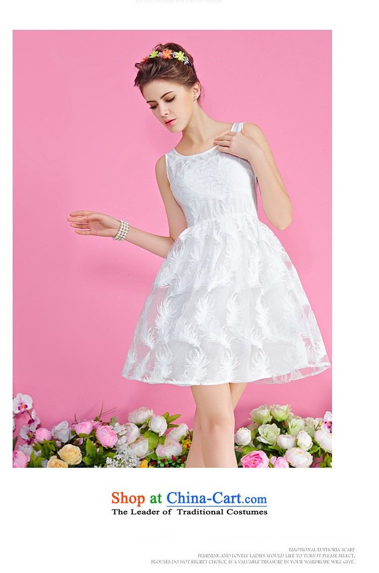 Take concubines and family retro embroidery back dresses of the Korean yarn bon bon skirts short skirts generation 263653150 White M picture, prices, brand platters! The elections are supplied in the national character of distribution, so action, buy now enjoy more preferential! As soon as possible.