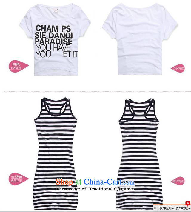 Korea Pu esher  fragmented short-sleeved dresses summer new women's stylish round-neck collar streaks dresses two kits of 425800642 pink M picture, prices, brand platters! The elections are supplied in the national character of distribution, so action, buy now enjoy more preferential! As soon as possible.