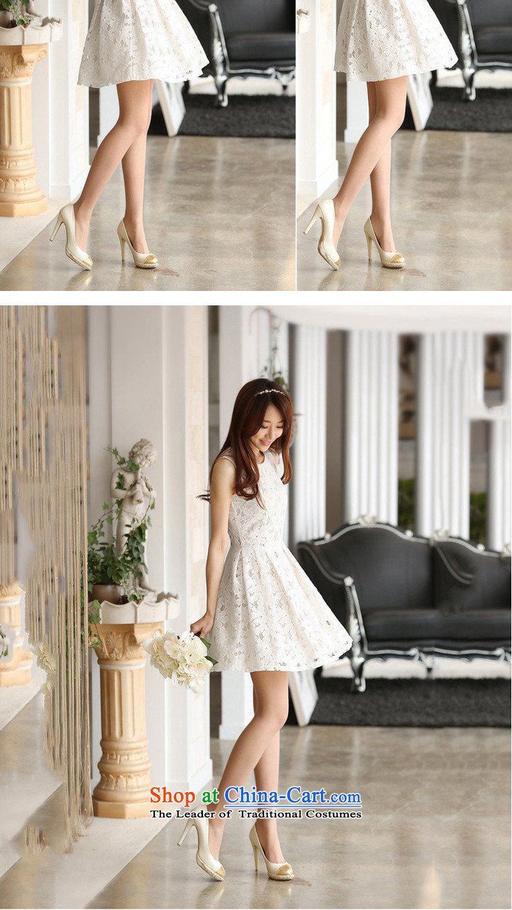 Korea also esher  fragmented Korean New lotus bloom on the elegant dresses and White XL pictures, 325A900328 price, brand platters! The elections are supplied in the national character of distribution, so action, buy now enjoy more preferential! As soon as possible.
