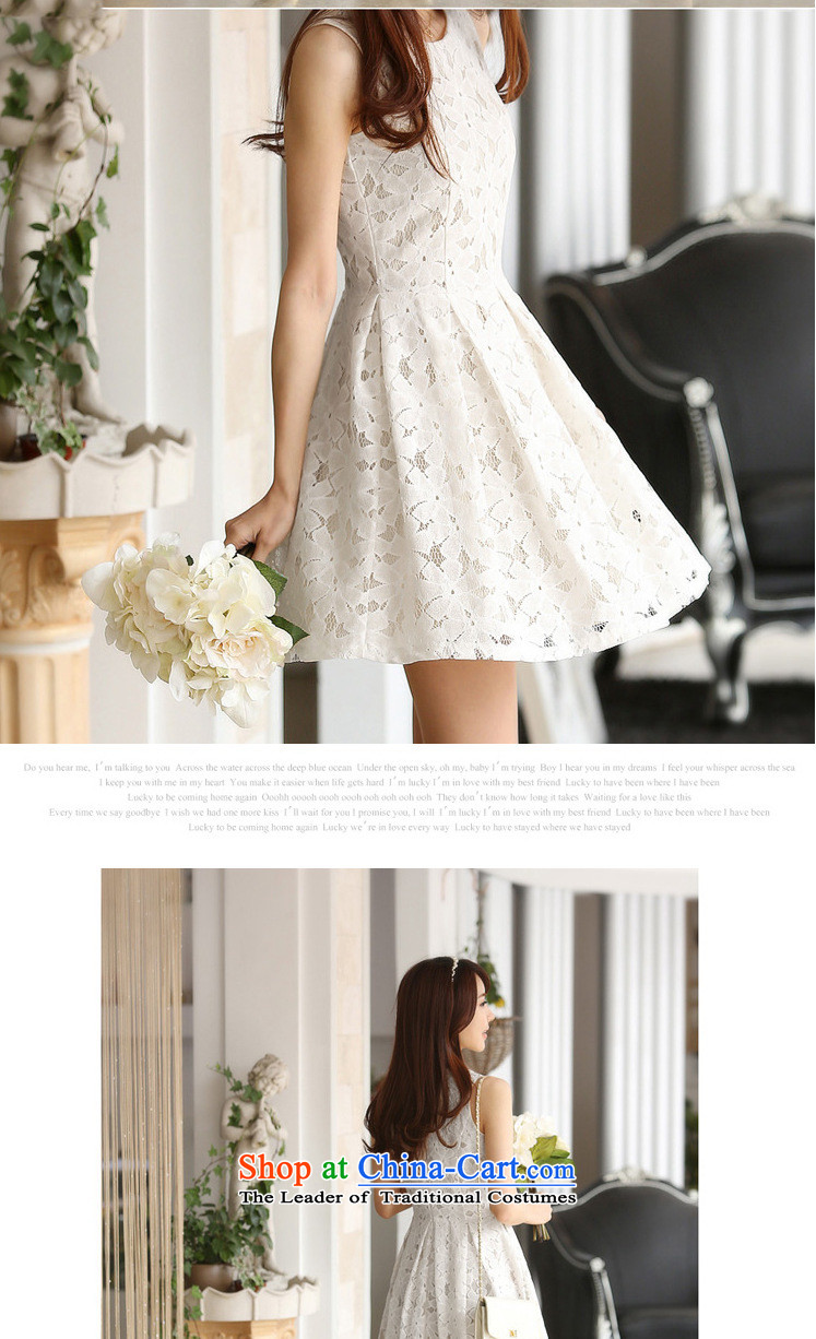 Korea also esher  fragmented Korean New lotus bloom on the elegant dresses and White XL pictures, 325A900328 price, brand platters! The elections are supplied in the national character of distribution, so action, buy now enjoy more preferential! As soon as possible.