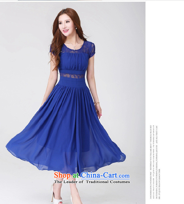 Take concubines saga and the chiffon dresses Bohemia large skirt short-sleeved lace engraving long skirt the blue M pictures, 339332250 price, brand platters! The elections are supplied in the national character of distribution, so action, buy now enjoy more preferential! As soon as possible.