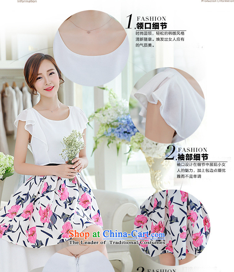Rain family   should be summer petals new Korean fake two Foutune of stamp chiffon dresses and safflower XL pictures, 40880759 price, brand platters! The elections are supplied in the national character of distribution, so action, buy now enjoy more preferential! As soon as possible.