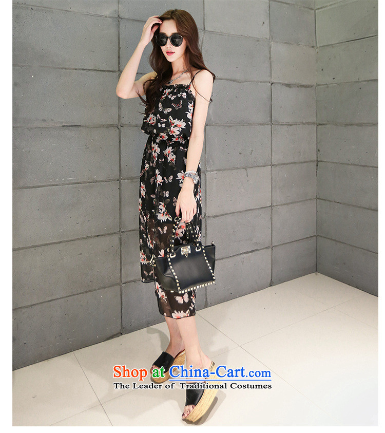 Korea Pu esher  fragmented Xia Xue woven strap billowy flounces stamp Bohemia long skirt skirt and 425510232 Beach 1 M picture, prices, brand platters! The elections are supplied in the national character of distribution, so action, buy now enjoy more preferential! As soon as possible.