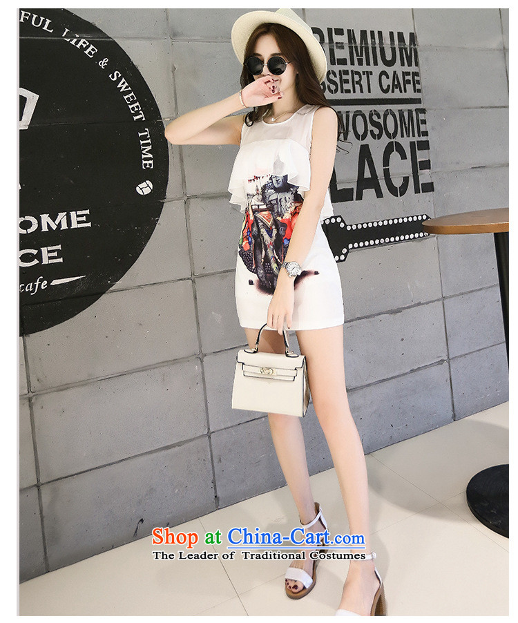 Take concubines and Korean saga billowy flounces dress summer female wild video thin vest skirt and white L pictures, 425510730 price, brand platters! The elections are supplied in the national character of distribution, so action, buy now enjoy more preferential! As soon as possible.
