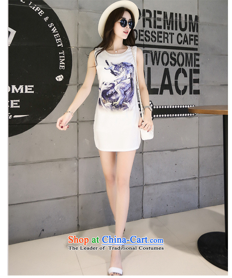 Take concubines and family Amoi singlet stamp graphics thin Sau San sleeveless stamp chiffon dresses and 425510336 White XL Photo, prices, brand platters! The elections are supplied in the national character of distribution, so action, buy now enjoy more preferential! As soon as possible.