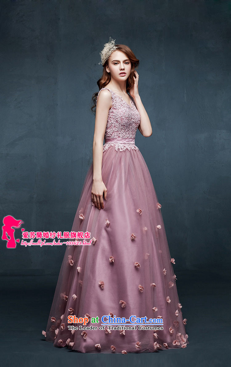 The new 2015 spring/summer long gown shoulders marriages bows to diamond jewelry bridesmaid evening dress the yarn color M brand, prices, picture platters! The elections are supplied in the national character of distribution, so action, buy now enjoy more preferential! As soon as possible.