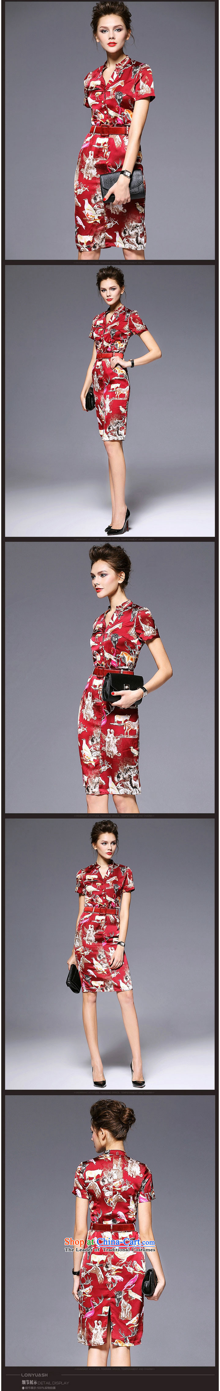 About the New 2015 desecrated by the female summer temperament Short Sleeve V-neck in stamp Sau San long skirt dress women 8870 wine red s picture, prices, brand platters! The elections are supplied in the national character of distribution, so action, buy now enjoy more preferential! As soon as possible.