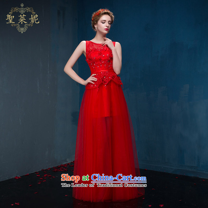 The Holy her in the summer of 2015, new marriages long gown, Moderator shows red dress red , L, holy her sheng lai ni) ( , , , shopping on the Internet