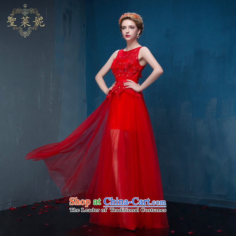 The Holy her in the summer of 2015, new marriages long gown, Moderator shows red dress red , L, holy her sheng lai ni) ( , , , shopping on the Internet