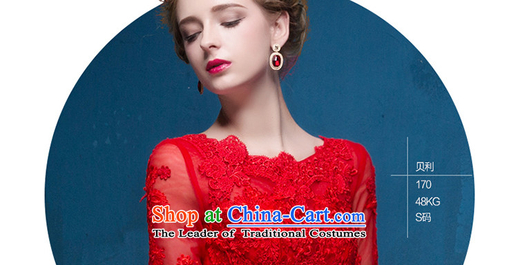 The Holy her in the summer of 2015, the new large high-end marriages bows Ms. dress fifth cuff dresses RED M picture, prices, brand platters! The elections are supplied in the national character of distribution, so action, buy now enjoy more preferential! As soon as possible.