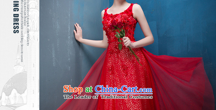 The Holy her in the summer and autumn 2015 new bride dress Korean Red shoulders stylish long bride bows large dress video thin, Wedding Dress Red L picture, prices, brand platters! The elections are supplied in the national character of distribution, so action, buy now enjoy more preferential! As soon as possible.