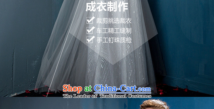 The Holy her in the summer of 2015, the new 2 shoulder V-Neck gray dress large bride video thin recite the strap dresses light gray M picture, prices, brand platters! The elections are supplied in the national character of distribution, so action, buy now enjoy more preferential! As soon as possible.