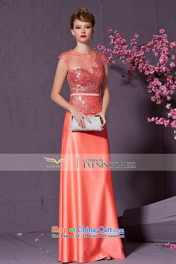 The kitsune style on-chip creative banquet hosted the annual dinner dress suit will elegant long bride wedding dress evening drink service 30902 red-orange L picture, prices, brand platters! The elections are supplied in the national character of distribution, so action, buy now enjoy more preferential! As soon as possible.