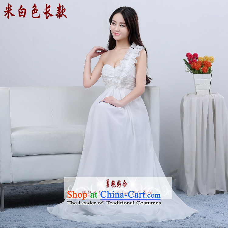 Yong-yeon close bridesmaid marriage evening dresses performances bows services shoulder evening long bride with new 2015 long white) XL Photo, prices, brand platters! The elections are supplied in the national character of distribution, so action, buy now enjoy more preferential! As soon as possible.