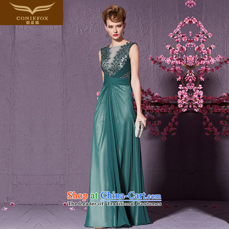 The kitsune western dress skirts creative fashion diamond back banquet evening dresses Sau San long evening drink services under the auspices of the annual session will dress 30916 green S