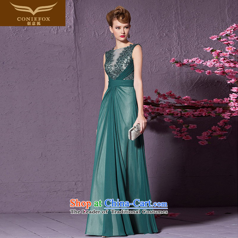 The kitsune western dress skirts creative fashion diamond back banquet evening dresses Sau San long evening drink services under the auspices of the annual session will dress 30916 S creative fox green (coniefox shopping on the Internet has been pressed.)