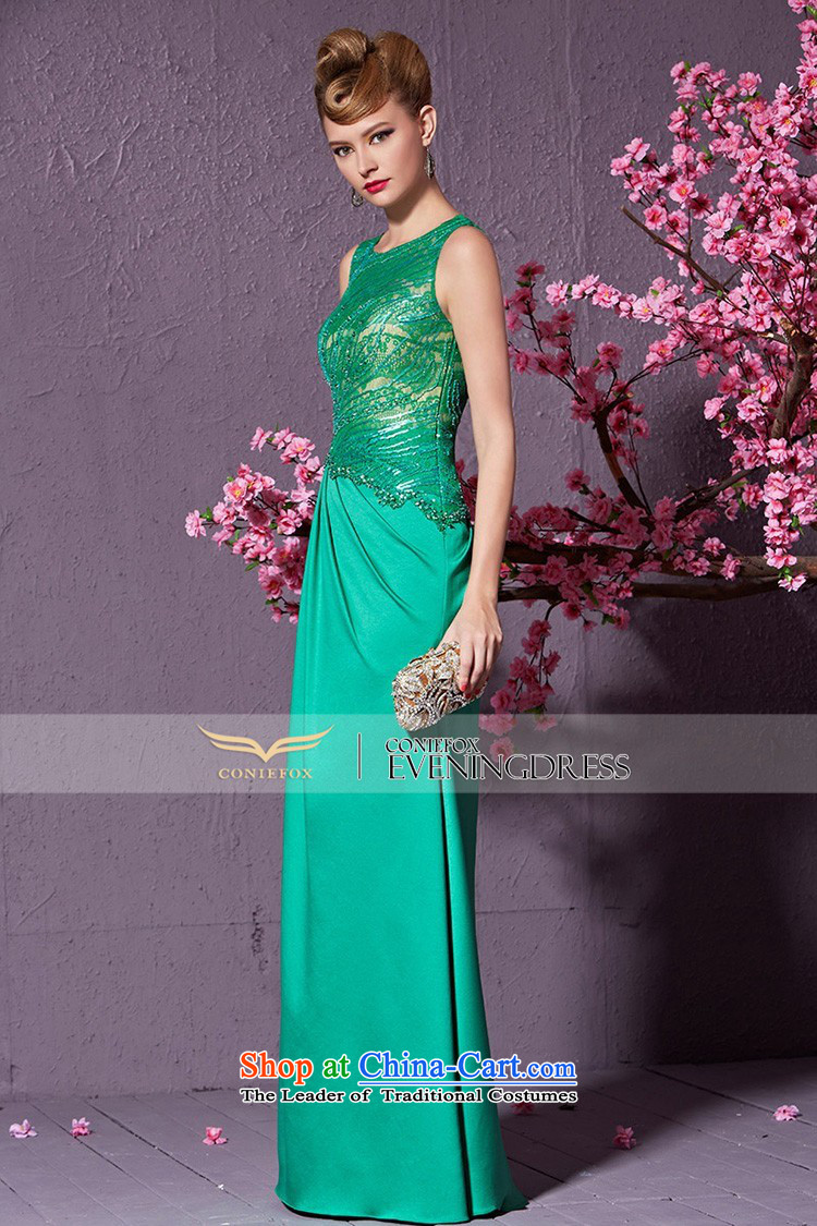 Creative Fox stylish gauze banquet evening dresses moderator dress will long to Sau San evening dress bows services during the spring and autumn long skirt 30918 green L picture, prices, brand platters! The elections are supplied in the national character of distribution, so action, buy now enjoy more preferential! As soon as possible.