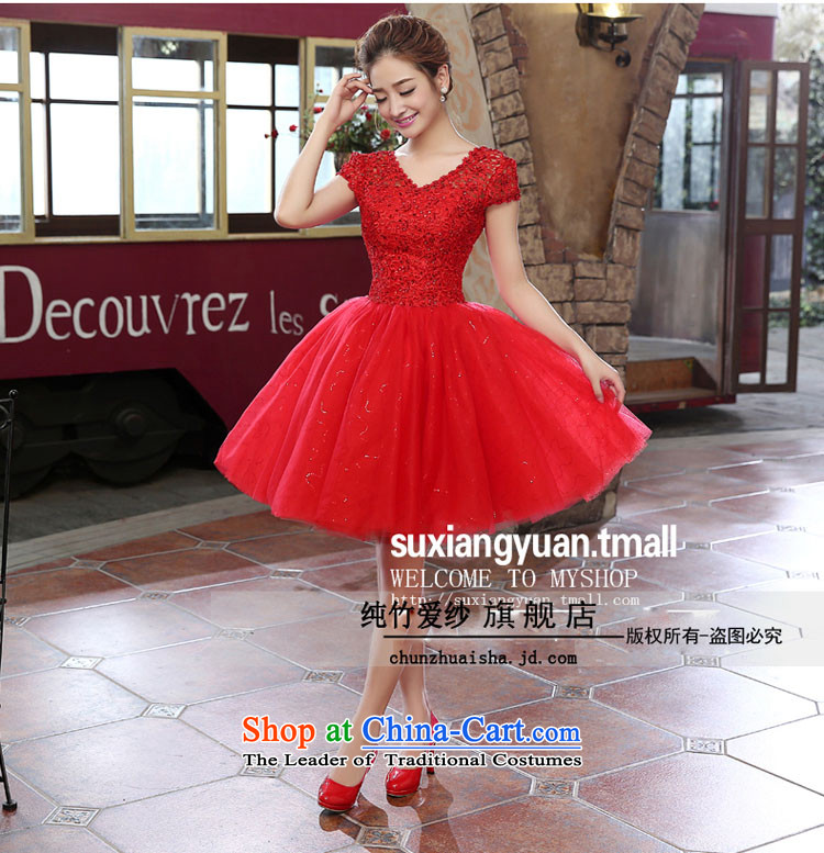 Evening dress new summer 2015 short, banquet dresses dress girl brides bows to marry a stylish White XXL Pictures field shoulder, prices, brand platters! The elections are supplied in the national character of distribution, so action, buy now enjoy more preferential! As soon as possible.