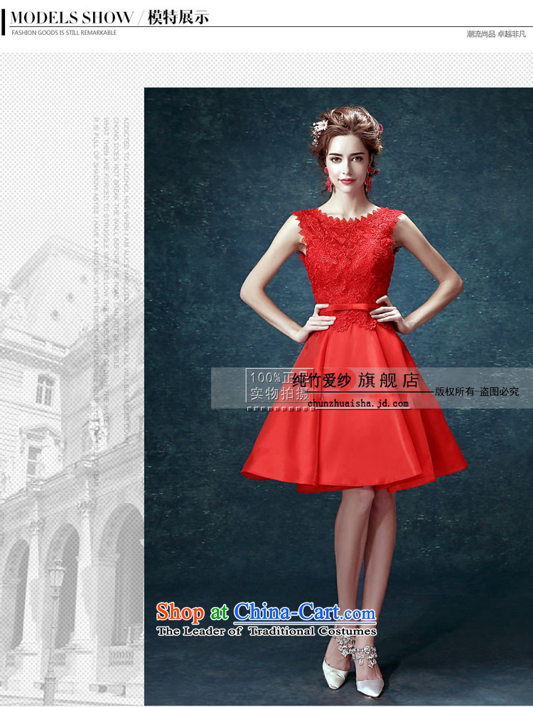 Evening dress new summer 2015 short, banquet dresses dress girl brides bows to marry a stylish field shoulder RED M picture, prices, brand platters! The elections are supplied in the national character of distribution, so action, buy now enjoy more preferential! As soon as possible.