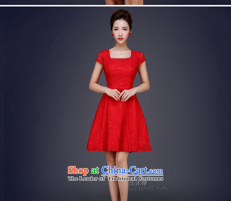 Jie Mija 2015 new summer red bows service of marriages evening dresses champagne color bridesmaid to serve small dress betrothal champagne color S picture, prices, brand platters! The elections are supplied in the national character of distribution, so action, buy now enjoy more preferential! As soon as possible.