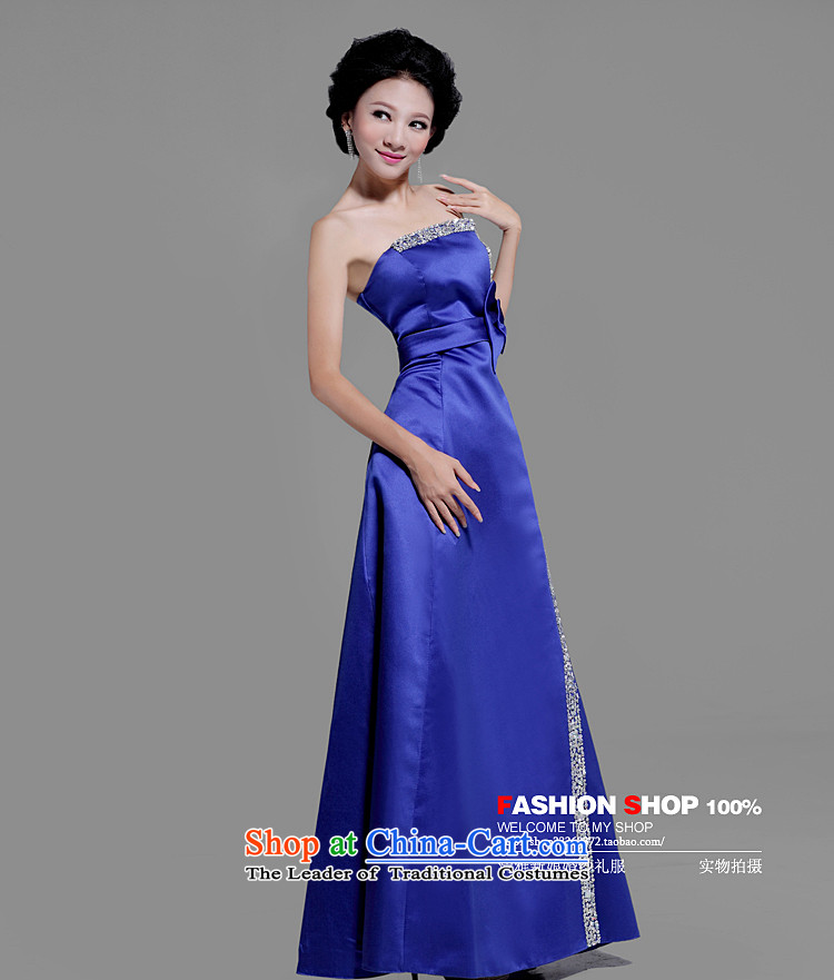 The Korean version of luxury bride wedding dress * blue spatula chest bow tie dress *LS207 bride dress blue XL Photo, prices, brand platters! The elections are supplied in the national character of distribution, so action, buy now enjoy more preferential! As soon as possible.
