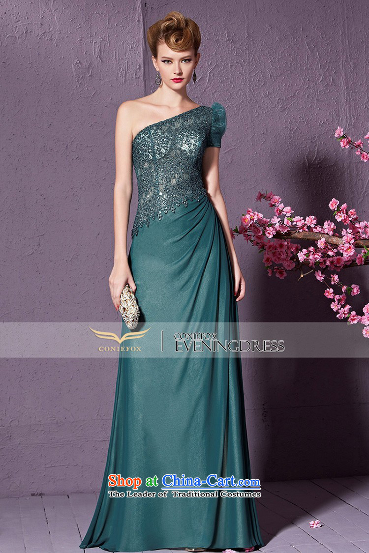 Creative New 2015 FOX elegant shoulder evening dress green staple Pearl Modern Services bows flower show under the auspices of evening dresses dress 30939 Green M picture, prices, brand platters! The elections are supplied in the national character of distribution, so action, buy now enjoy more preferential! As soon as possible.