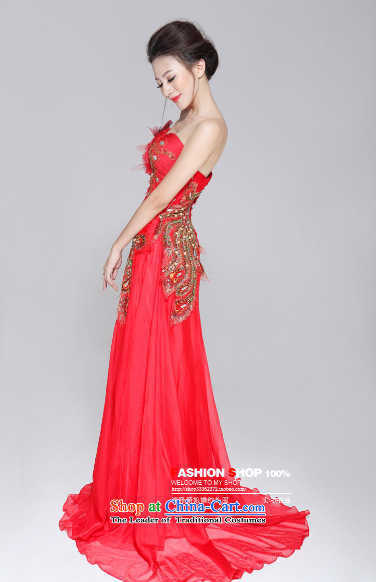 Wedding dress Kyrgyz-american married Korean version of the new arts princess LT659 dress anointed chest video thin tail bridal dresses Red 2 pictures, prices, brand platters! The elections are supplied in the national character of distribution, so action, buy now enjoy more preferential! As soon as possible.