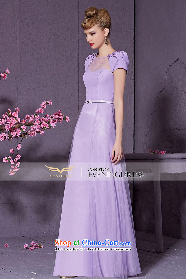 Creative Fox purple elegant shoulders bride wedding dress evening banquet dress bows services under the auspices of Sau San dress will long skirt 30950 light purple S picture, prices, brand platters! The elections are supplied in the national character of distribution, so action, buy now enjoy more preferential! As soon as possible.
