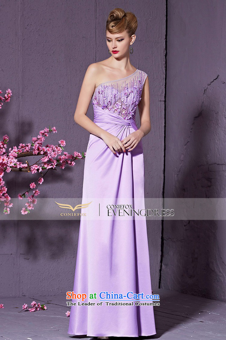 Creative Fox purple shoulder marriages bows elegant long service banquet hosted performances evening dress dress long skirt Vehicle Exhibition Exhibition dress 30951 light purple M picture, prices, brand platters! The elections are supplied in the national character of distribution, so action, buy now enjoy more preferential! As soon as possible.