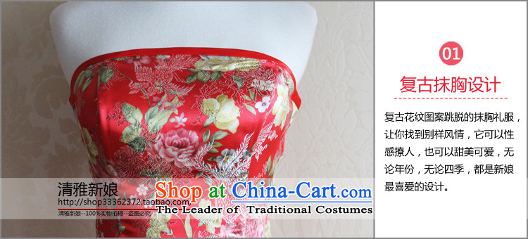 2015 new Kyrgyz-US married arts wedding dresses improved dress LT632 bride dress red XL Photo, prices, brand platters! The elections are supplied in the national character of distribution, so action, buy now enjoy more preferential! As soon as possible.