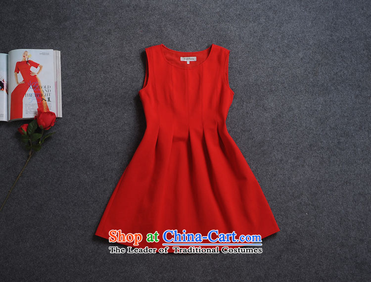 Vpro only dress 2015 skirt sleeveless jacket dress pressure folds the skirt the small red dress 3066 Red S picture, prices, brand platters! The elections are supplied in the national character of distribution, so action, buy now enjoy more preferential! As soon as possible.