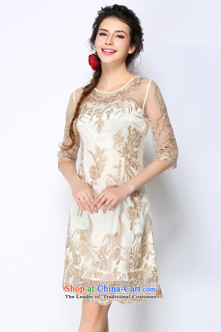 Vpro only 2015 embroidery Sau San video dress thin dress Skirts 7 to the annual meeting of the Banquet cuff dress 8047 m White M picture, prices, brand platters! The elections are supplied in the national character of distribution, so action, buy now enjoy more preferential! As soon as possible.