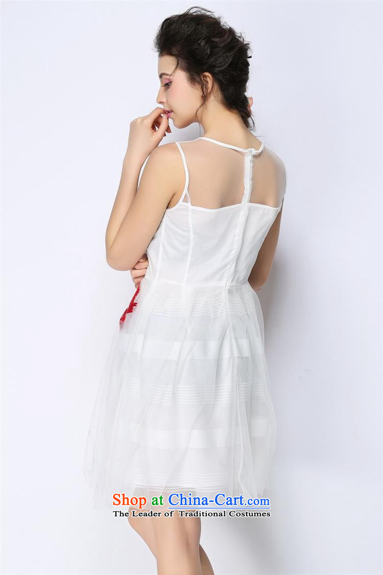 Vpro only dress gauze embroidery dresses, Zhuyeshan embroidered dress 3,803 white waistcoat small S picture, prices, brand platters! The elections are supplied in the national character of distribution, so action, buy now enjoy more preferential! As soon as possible.