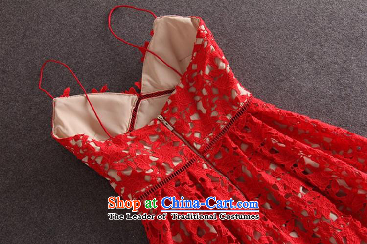 Vpro only water-soluble flowers stylish dress small dress strap under the auspices of dress red toasting champagne Show Services 132 red S picture, prices, brand platters! The elections are supplied in the national character of distribution, so action, buy now enjoy more preferential! As soon as possible.