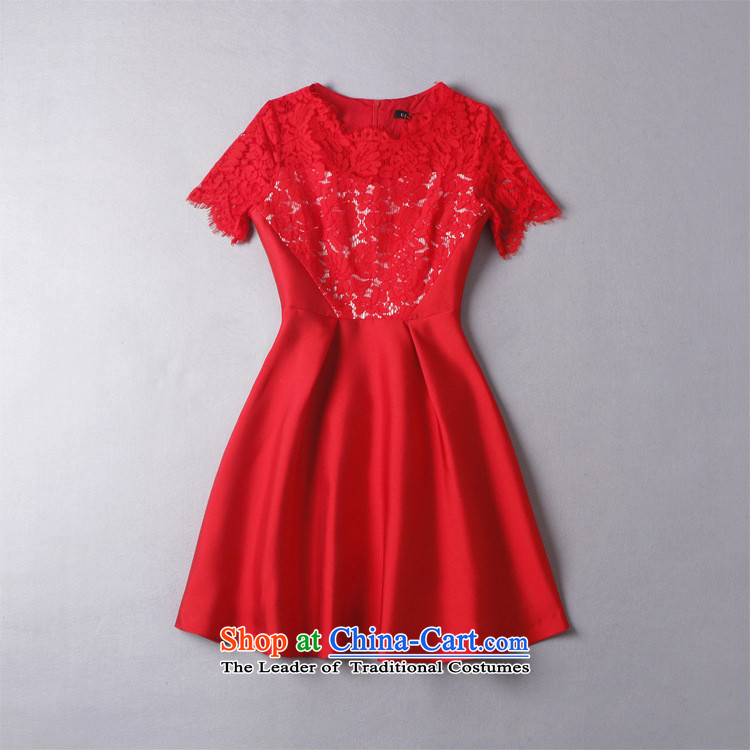 Vpro only dress 2015 new lace engraving Sau San Red Dress skirt bows services back to the door to serve evening dresses C03 Red S picture, prices, brand platters! The elections are supplied in the national character of distribution, so action, buy now enjoy more preferential! As soon as possible.