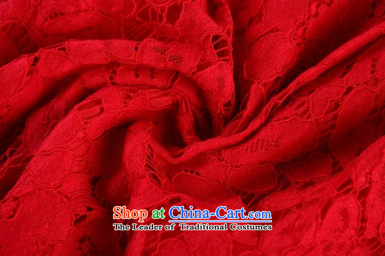 Only the 2015 red costumes vpro bridal dresses 7 cuff bows temperament back to door service 