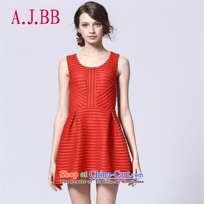 Vpro only dress stylish summer temperament, short skirt Sau San video services to marry thin bows gate little dress 2178 Red S