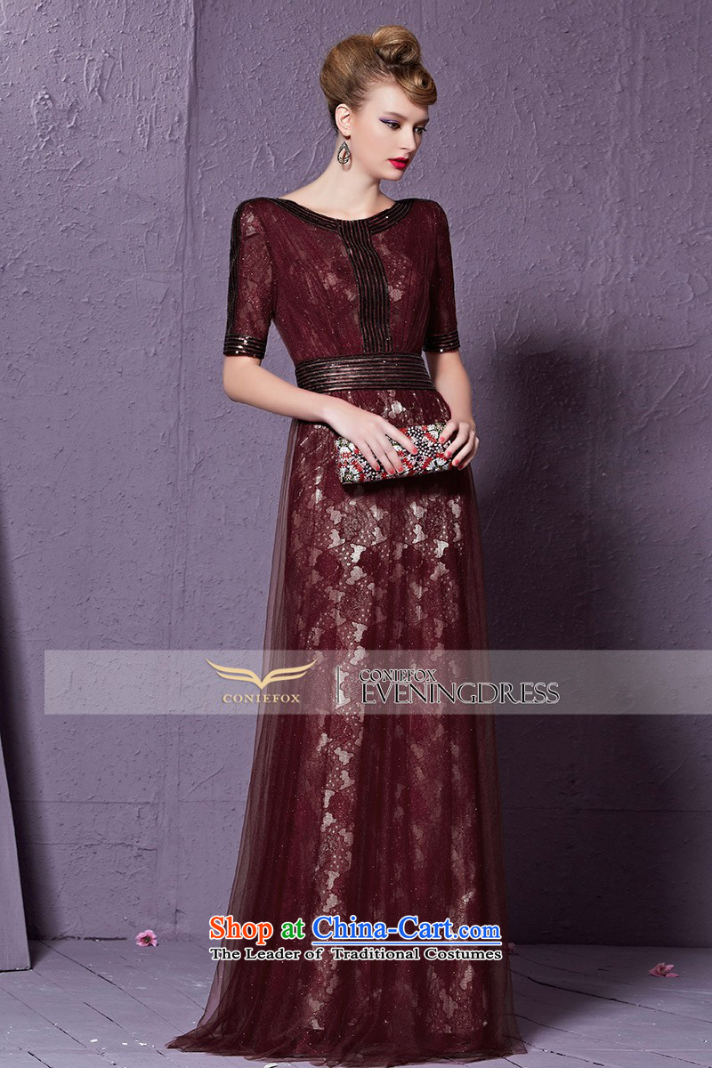 Creative Fox wine red bride wedding dresses marriage bows services Sau San long thin banquet dress graphics wedding dress evening dress welcome 30958 wine red S picture, prices, brand platters! The elections are supplied in the national character of distribution, so action, buy now enjoy more preferential! As soon as possible.
