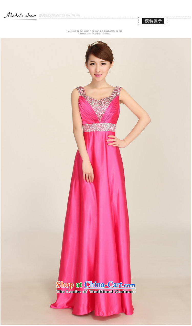 Long marriages bows dress shoulders nail pearl bridesmaid evening dress multi-color replace AL150672 banquet blue XXL picture, prices, brand platters! The elections are supplied in the national character of distribution, so action, buy now enjoy more preferential! As soon as possible.