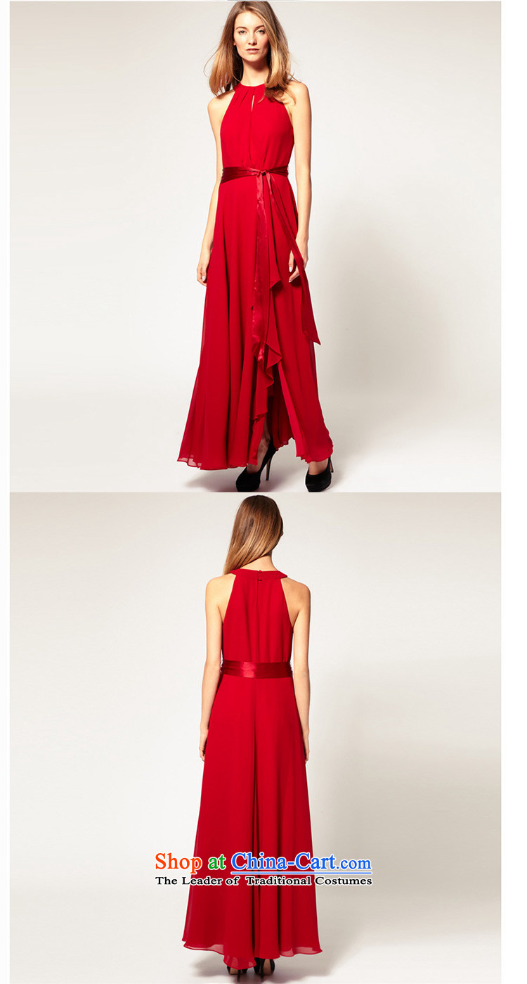 2015 foreign trade rules do not comfortableness hot large sleeveless chiffon long skirt retro bare shoulders and sexy gown dresses AL150676 red are code picture, prices, brand platters! The elections are supplied in the national character of distribution, so action, buy now enjoy more preferential! As soon as possible.