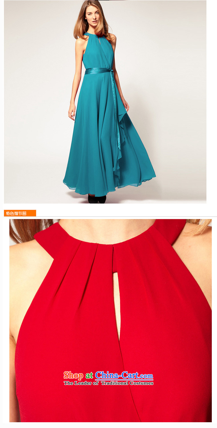 2015 foreign trade rules do not comfortableness hot large sleeveless chiffon long skirt retro bare shoulders and sexy gown dresses AL150676 red are code picture, prices, brand platters! The elections are supplied in the national character of distribution, so action, buy now enjoy more preferential! As soon as possible.