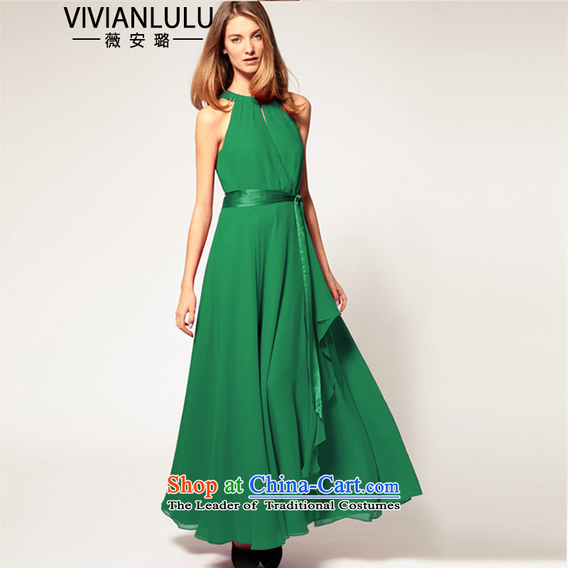 2015 foreign trade rules do not comfortableness hot large sleeveless chiffon long skirt retro bare shoulders and sexy gown dresses AL150676 red are code ,vivianlulu,,, shopping on the Internet
