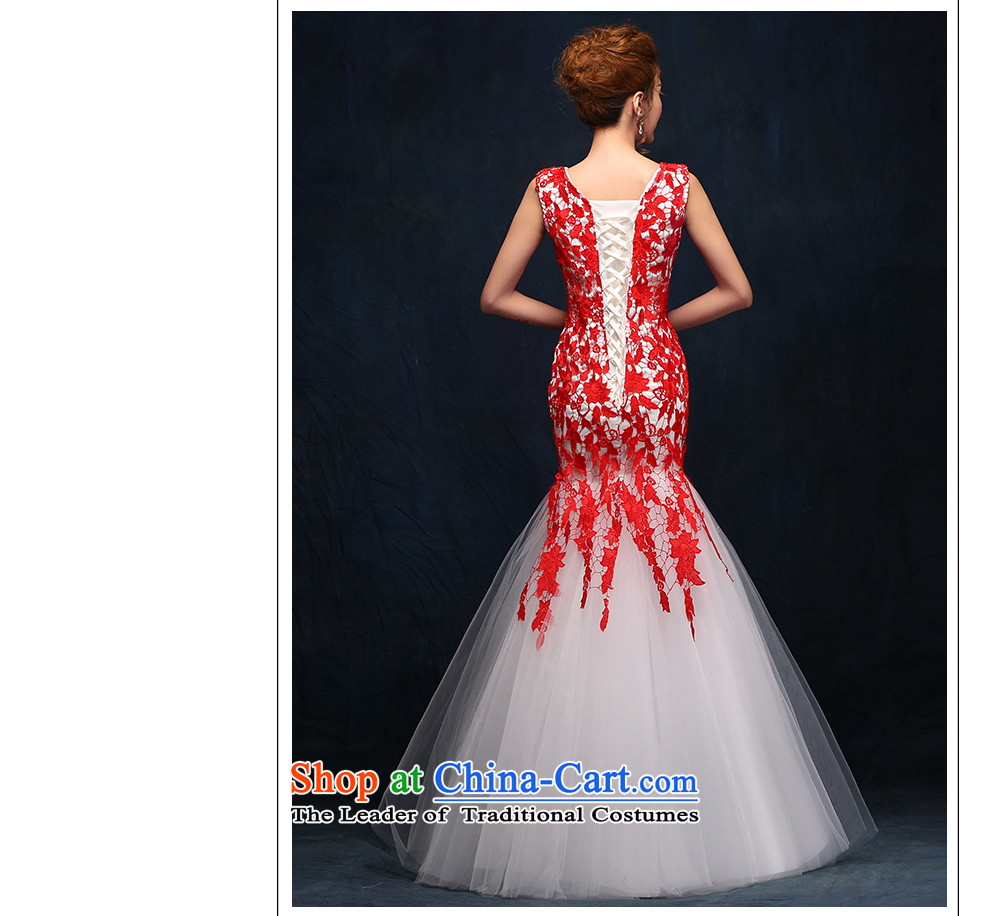 According to Lin Sha bows Service Bridal Fashion evening Korean red lace crowsfoot wedding dress long evening dresses 2015 New Red tailored consulting customer service picture, prices, brand platters! The elections are supplied in the national character of distribution, so action, buy now enjoy more preferential! As soon as possible.
