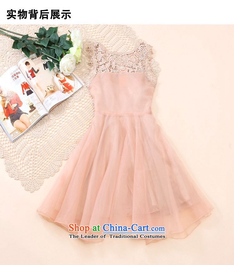 Ya Man, 2015 Korean lace the yarn dresses bon bon skirt princess skirt sleeveless bridesmaid small dress dress pink S picture, prices, brand platters! The elections are supplied in the national character of distribution, so action, buy now enjoy more preferential! As soon as possible.