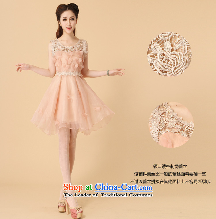 Ya Man, 2015 Korean lace the yarn dresses bon bon skirt princess skirt sleeveless bridesmaid small dress dress pink S picture, prices, brand platters! The elections are supplied in the national character of distribution, so action, buy now enjoy more preferential! As soon as possible.