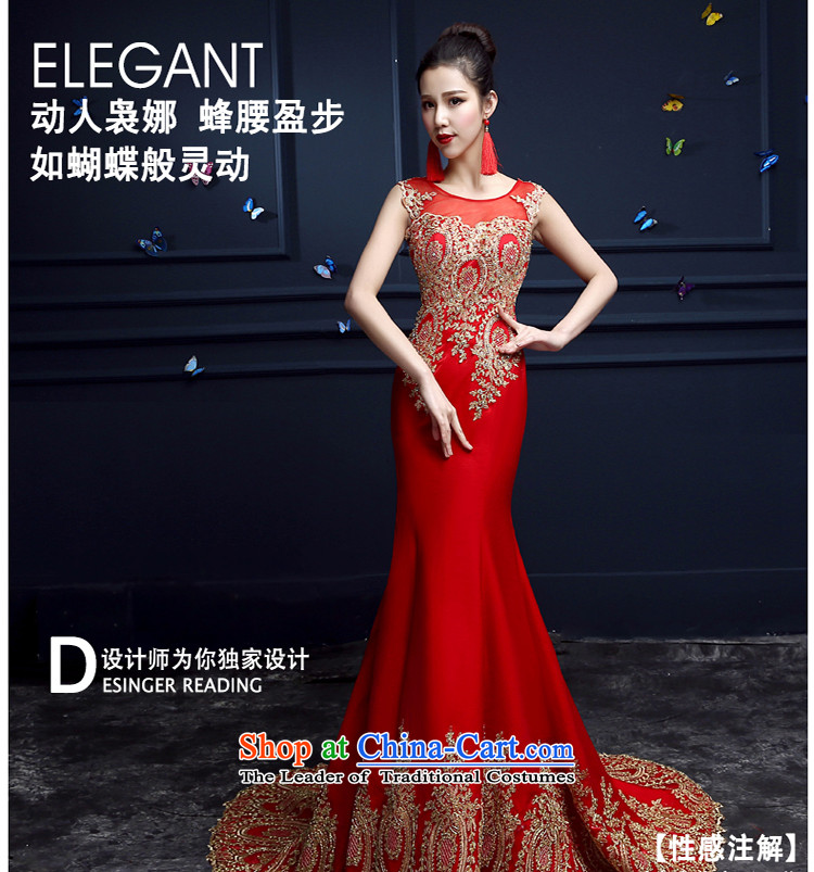 The first white into about crowsfoot evening dresses long 2015 new summer lace bride bows to Sau San tail red wedding dress female dark green L picture, prices, brand platters! The elections are supplied in the national character of distribution, so action, buy now enjoy more preferential! As soon as possible.