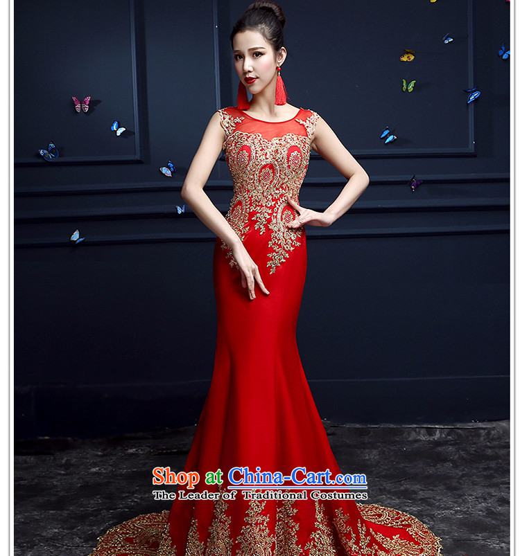 The first white into about crowsfoot evening dresses long 2015 new summer lace bride bows to Sau San tail red wedding dress female dark green L picture, prices, brand platters! The elections are supplied in the national character of distribution, so action, buy now enjoy more preferential! As soon as possible.