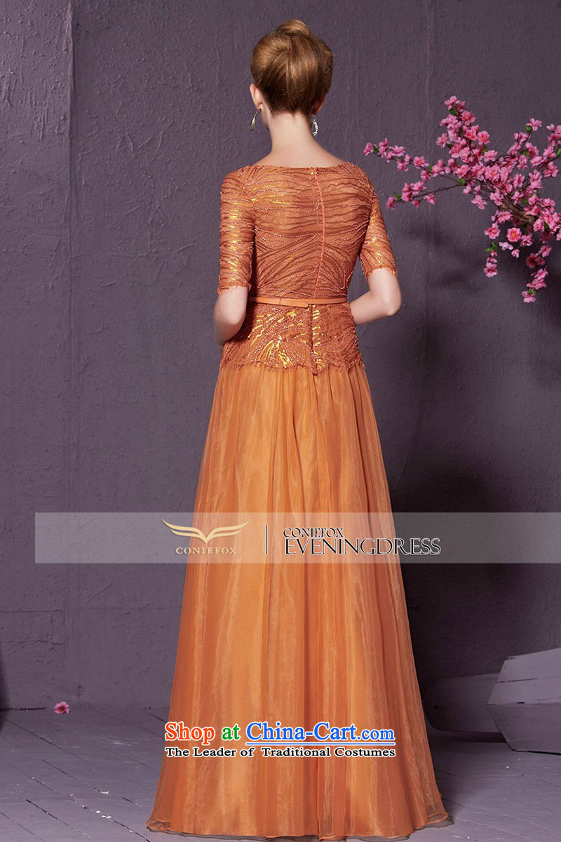 The kitsune style on-chip creative banquet dinner dress in long-sleeved Sau San evening drink services under the auspices of dress will video thin bridesmaid dress skirt 30980 orange L picture, prices, brand platters! The elections are supplied in the national character of distribution, so action, buy now enjoy more preferential! As soon as possible.