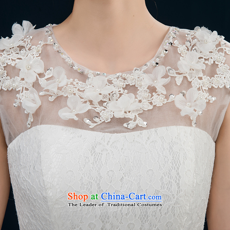Summer 2015 new Korean shoulders long large graphics thin bows service banquet dress marriages will light gray shipment, S suzhou embroidery bride shopping on the Internet has been pressed.