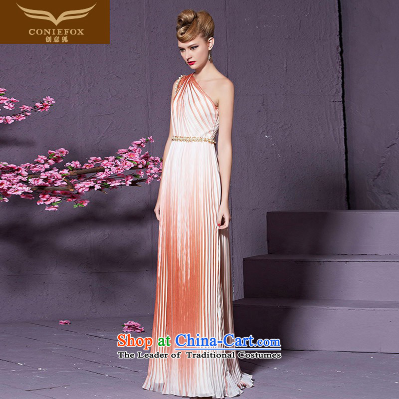 Creative Fashion shoulder dresses fox banquet nail pearl evening drink service bridal wedding dress long bridesmaid dress skirts Sau San wedding services 82206 color pictures courtesy S creative Fox (coniefox) , , , shopping on the Internet